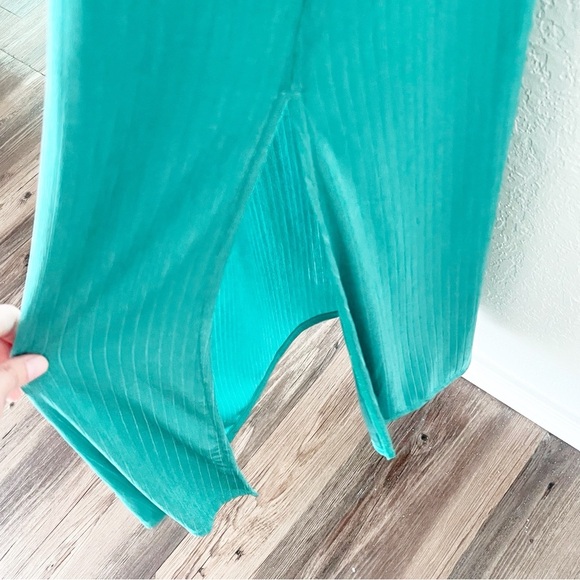 Free People Dress Women's Medium Intimately Bare It All Bodycon Slip Turquoise - Picture 6 of 14